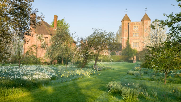 The Garden Orchard at Sissinghurst Castle Garden in April